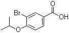 structure of CAS# 213598-20-0, 3-溴-4-异丙氧基苯甲酸