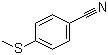 structure of CAS# 21382-98-9, 4-(Methylthio)benzonitrile
