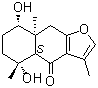 CAS # 213833-34-2, Zedoarofuran, (4aS,5R,8S,8aS)-5,6,7,8,8a,9-Hexahydro-5,8-dihydroxy-3,5,8a-trimethylnaphtho[2,3-b]furan-4(4aH)-one