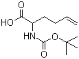 CAS # 214206-61-8, 2-(tert-Butoxycarbonylamino)hex-5-enoic acid