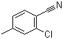 structure of CAS# 21423-84-7, 2-Chloro-4-methylbenzonitrile