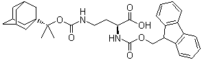 CAS 登录号：214750-73-9, (2S)-2-[[(9H-芴-9-基甲氧基)羰基]氨基]-4-[[(1-甲基-1-金刚烷-1-基乙氧基)羰基]氨基]丁酸