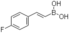 structure of CAS# 214907-24-1, 反式-2-(4-氟苯基)乙烯基硼酸