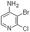 structure of CAS# 215364-85-5, 3-溴-2-氯吡啶-4-胺