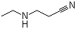 structure of CAS# 21539-47-9, 3-(Ethylamino)propionitrile