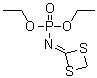 CAS 登录号：21548-32-3, 1,3-二硫杂环丁烷-2-亚基氨基磷酸二乙酯