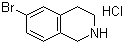 structure of CAS# 215798-19-9, 6-Bromo-1,2,3,4-tetrahydroisoquinoline hydrochloride