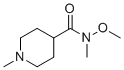 structure of CAS# 215950-19-9, N-甲氧基-N,1-二甲基-4-哌啶甲酰胺