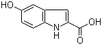 structure of CAS# 21598-06-1, 5-Hydroxyindole-2-carboxylic acid