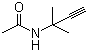 CAS 登录号：21604-47-7, 3-乙酰氨基-3-甲基-1-丁炔
