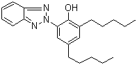 CAS # 21615-49-6, 2-(2'-Hydroxy-3',5'-dipentylphenyl)benzotriazole, 2-(2-Hydroxy-3,5-diamylphenyl)benzotriazole, 2-(2-Hydroxy-3,5-dipentylphenyl)benzotriazole