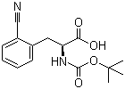 structure of CAS# 216312-53-7, Boc-L-2-cyanophenylalanine
