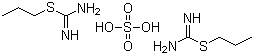 structure of CAS# 21668-81-5, 3-S-Isothiuronium propyl sulfonate