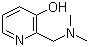 structure of CAS# 2168-13-0, 2-(Dimethylaminomethyl)-3-hydroxypyridine