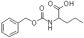 structure of CAS# 21691-43-0, N-(Benzyloxycarbonyl)-DL-norvaline