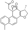 CAS # 216987-13-2, 15-epi-Danshenol-A, (1S,10S)-1,10-Dihydro-10-hydroxy-1,6-dimethyl-10-(2-oxopropyl)-phenanthro[1,2-b]furan-11(2H)-one