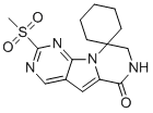 structure of CAS# 2170747-01-8, 2'-(甲基磺酰基)-7',8'-二氢-6'H-螺[环己烷-1,9'-吡嗪并[1',2':1,5]吡咯并[2,3-d]嘧啶]-6'-酮