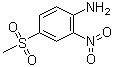 structure of CAS# 21731-56-6, 4-(Methylsulfonyl)-2-nitroaniline