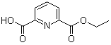 structure of CAS# 21855-16-3, 2,6-Pyridinedicarboxylic acid monoethyl ester