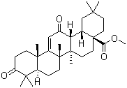 structure of CAS# 218600-50-1, 3,12-二氧代齐墩果-9(11)-烯-28-酸甲酯