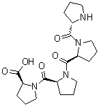 structure of CAS# 21866-90-0, L-脯氨酰-L-脯氨酰-L-脯氨酰-L-脯氨酸