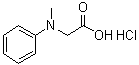 CAS # 21911-75-1, N-Methyl-N-phenylglycine hydrochloride, [Methyl(phenyl)amino]acetic acid hydrochloride