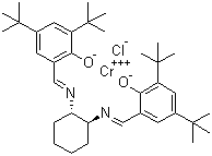 structure of CAS# 219143-92-7, (1S,2S)-(+)-[1,2-环己二胺-N,N'-双(3,5-二叔丁基亚水杨基)]氯化铬