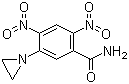structure of CAS# 21919-05-1, 5-Aziridino-2,4-dinitrobenzamide