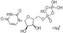 structure of CAS# 21931-53-3, Uridine 5'-(trihydrogen pyrophosphate) sodium salt