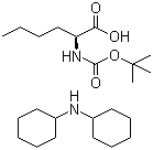 structure of CAS# 21947-32-0, N-叔丁氧羰基-L-正亮氨酸二环己胺盐
