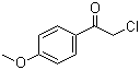 structure of CAS# 2196-99-8, 4-Methoxyphenacyl chloride