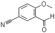 structure of CAS# 21962-53-8, 2-甲氧基-5-氰基苯甲醛