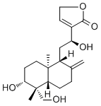 CAS 登录号：219721-33-2, 14-去氧-12-羟基穿心莲内酯