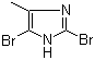 structure of CAS# 219814-29-6, 2,5-Dibromo-4-methylimidazole