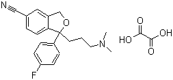 structure of CAS# 219861-08-2, Escitalopram oxalate