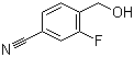 CAS # 219873-06-0, 4-Cyano-2-fluorobenzyl alcohol, 3-Fluoro-4-(hydroxymethyl)benzonitrile