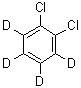 structure of CAS# 2199-69-1, o-Dichlorobenzene-d<sub>4</sub>
