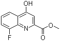 structure of CAS# 219949-89-0, Methyl 8-fluoro-4-hydroxyquinoline-2-carboxylate