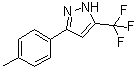 structure of CAS# 219986-64-8, 3-(4-Methylphenyl)-5-(trifluoromethyl)-1H-pyrazole