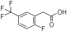 structure of CAS# 220227-66-7, 2-氟-5-(三氟甲基)苯乙酸
