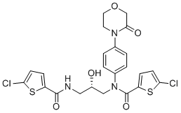 CAS # 2204368-63-6, Rivaroxaban Impurity 67, (S)-5-chloro-N-(3-(5-chlorothiophene-2-carboxamido)-2-hydroxypropyl)-N-(4-(3-oxomorpholino)phenyl)thiophene-2-carboxamide