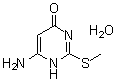 CAS # 220458-89-9, 6-Amino-2-(methylthio)-4(1H)-pyrimidinone monohydrate