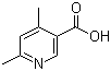 CAS # 22047-86-5, 4,6-Dimethylnicotinic acid, 4,6-Dimethyl-3-pyridinecarboxylic acid