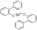 structure of CAS# 220694-90-6, 双[2-(2-吡啶基)苯酚]铍