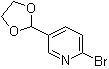 structure of CAS# 220904-17-6, 2-溴-5-(1,3-二恶茂-2-基)吡啶