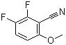 structure of CAS# 221202-34-2, 2,3-Difluoro-6-methoxybenzonitrile