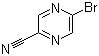 structure of CAS# 221295-04-1, 2-溴-5-氰基吡嗪