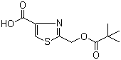 CAS # 221322-07-2, 2-(2,2-Dimethylpropionyloxymethyl)thiazole-4-carboxylic acid