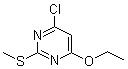 structure of CAS# 221679-84-1, 4-氯-6-乙氧基-2-甲硫基嘧啶