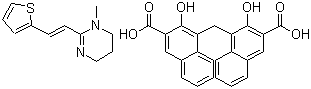 structure of CAS# 22204-24-6, 双羟萘酸噻嘧啶